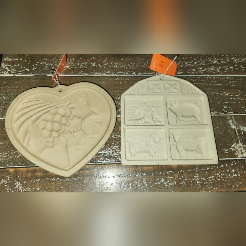 Pampered Chef Ltd. 94,95 Vintage Cookie Molds.